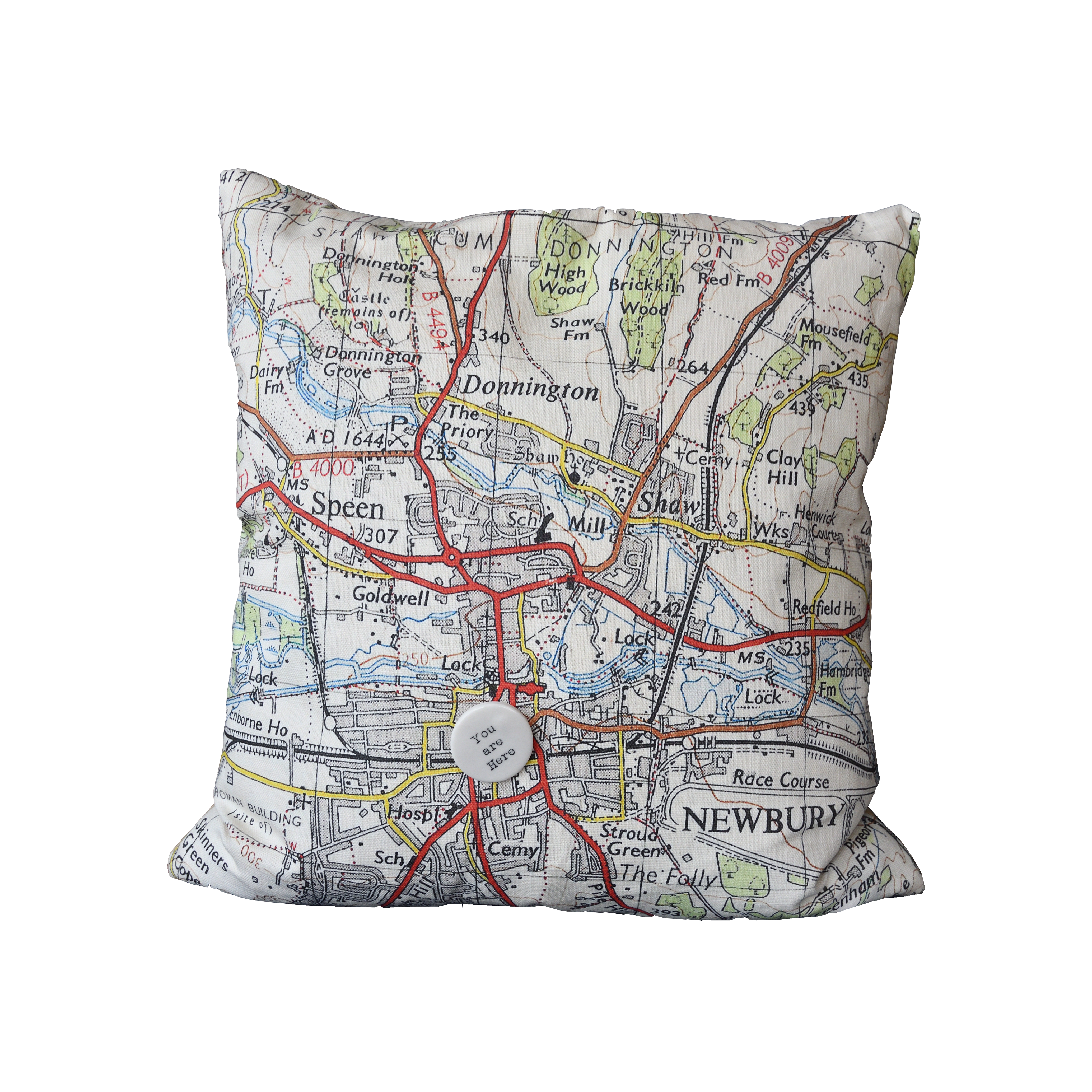 Vintage Map Cushion Cover