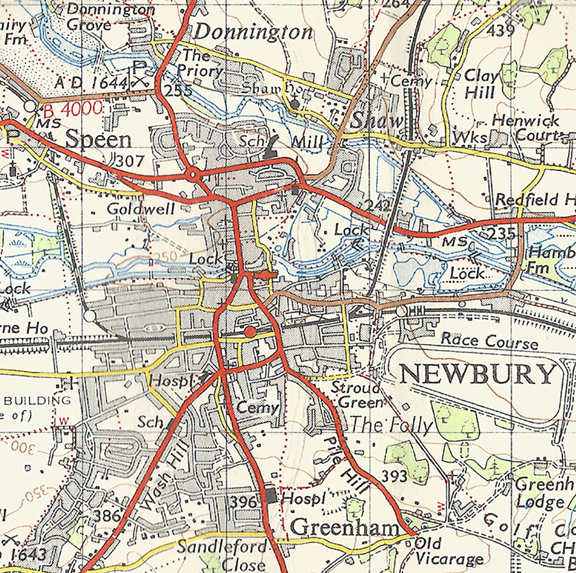 Vintage Map Ceramic Coaster