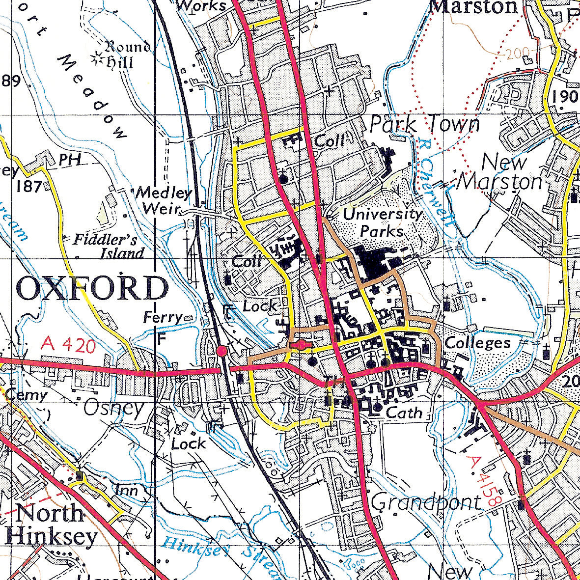 Vintage Map Ceramic Coaster