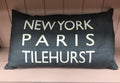New York, Paris, Tilehurst Cushion