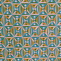 Kaleidoscope Yellow and Blue Gift Wrap