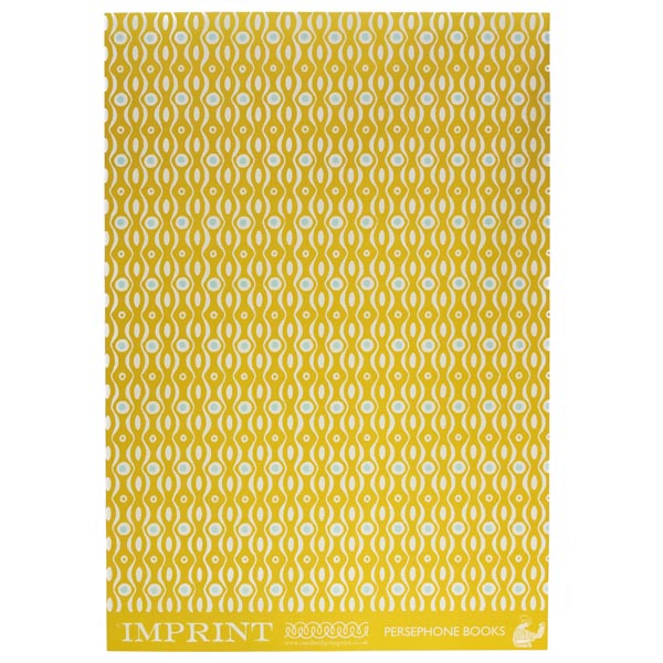 Persephone Mustard and Turquoise Gift Wrap