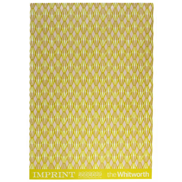 Threadwork Calamine and Acid Yellow Gift Wrap