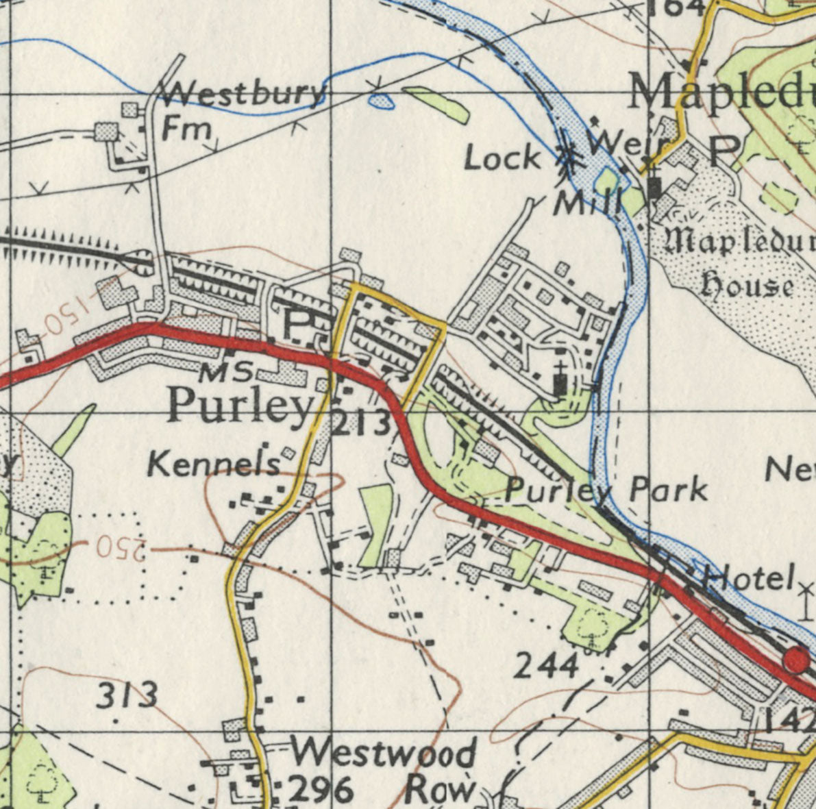 Vintage Map Ceramic Coaster