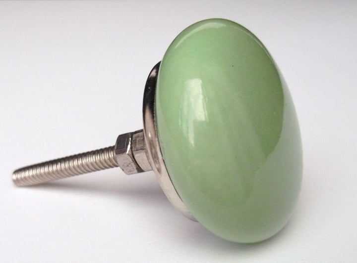 Green Flat Knob