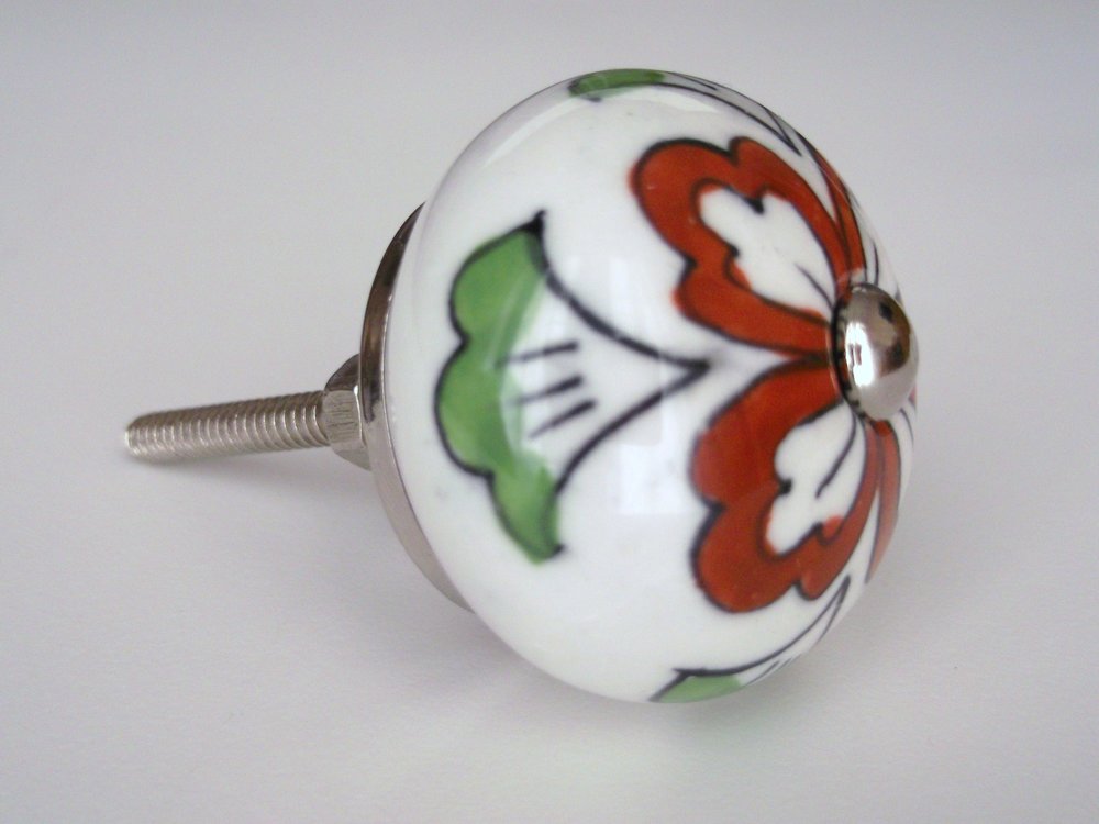 Red and Green Flower Pattern