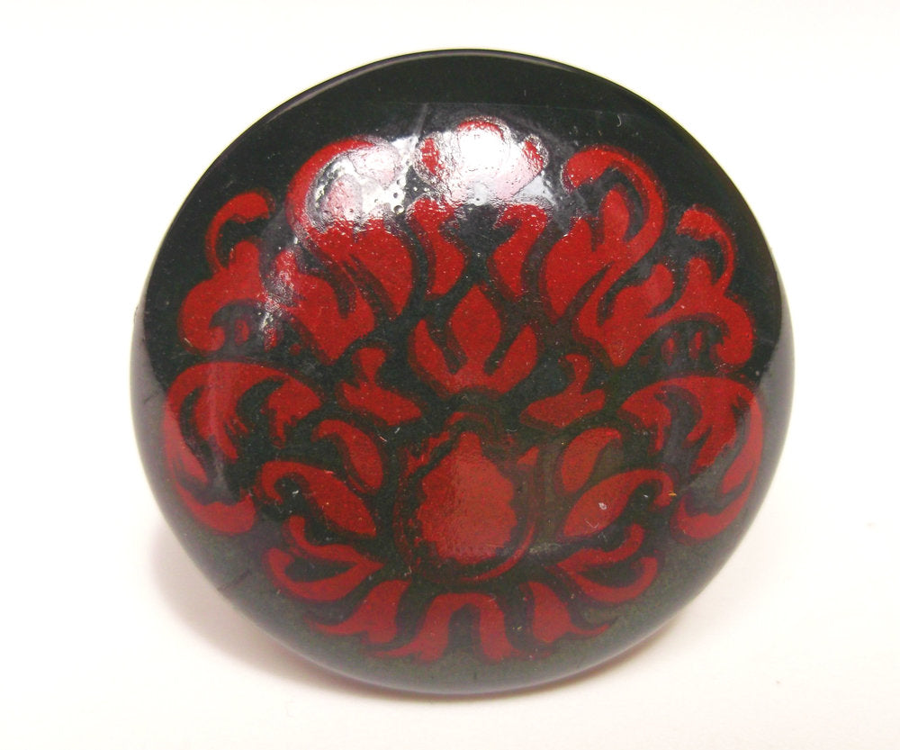 Red and Black Pattern - KN096