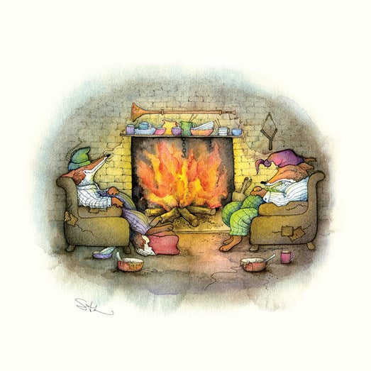'Fireside' Card