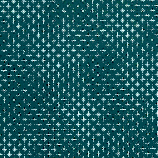 Little Stars Petrol Blue Gift Wrap