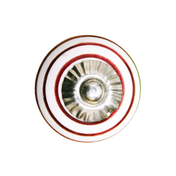 Spiral Dark Red Knob