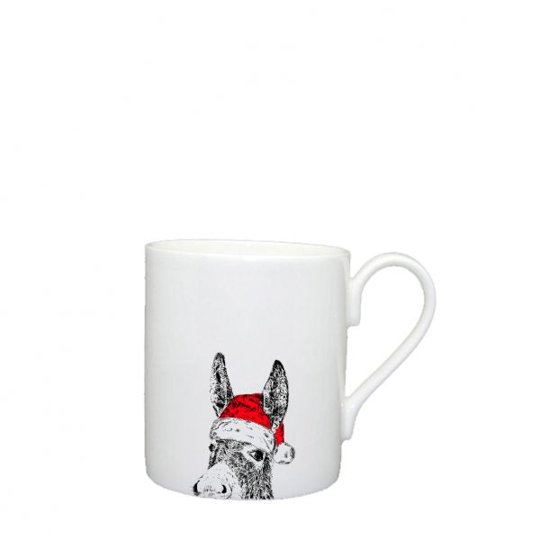 Christmas Donkey Bone China Mug