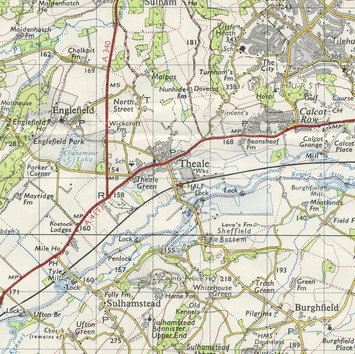 Vintage Map Cushion Cover