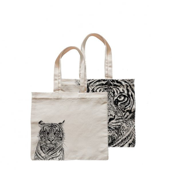 Tiger Square Shopper Bag
