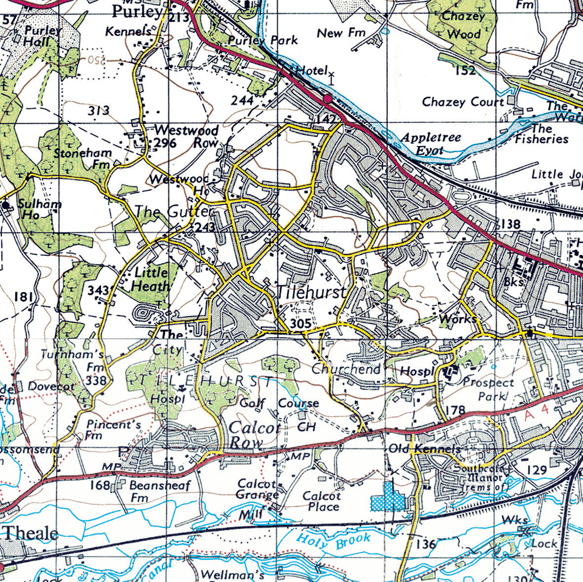 Vintage Map Cushion Cover