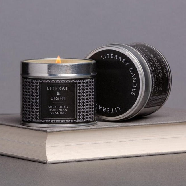 Sherlock’s Bohemian Scandal - Leather, Opium and Old Books Candle