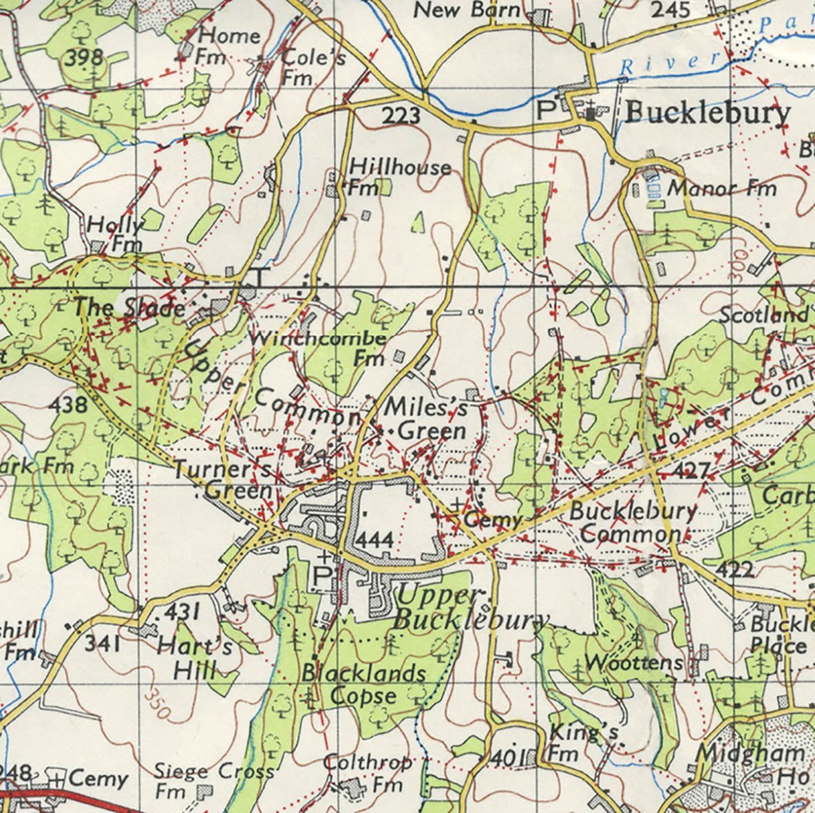 Vintage Map Cushion Cover