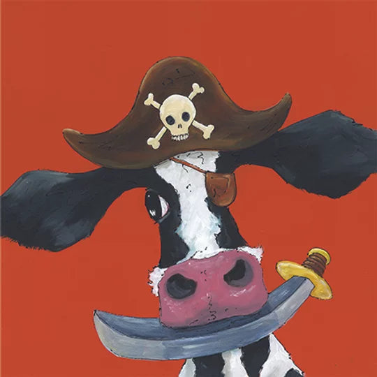 Captain Buttercup Greetings Card