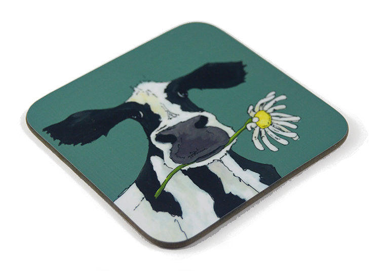Flower Cow - Set of 4 Coasters