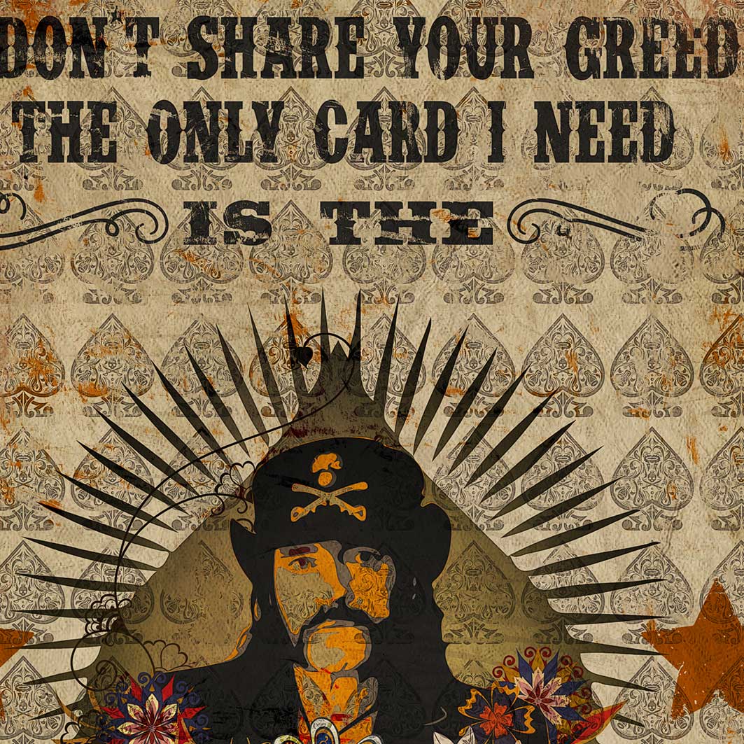 Ace of Spades - A3 Poster Print
