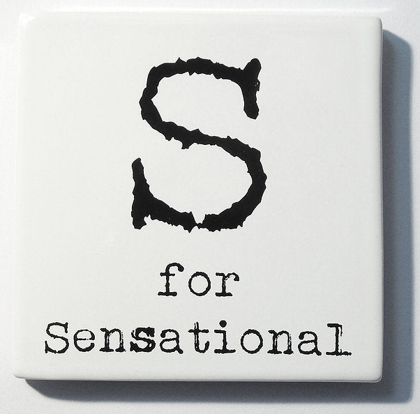 Letter Ceramic Fridge Magnets