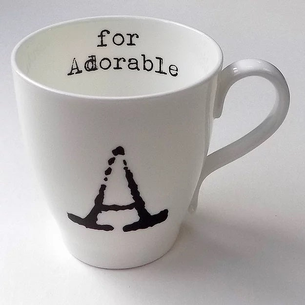 Letter Mug - A For....