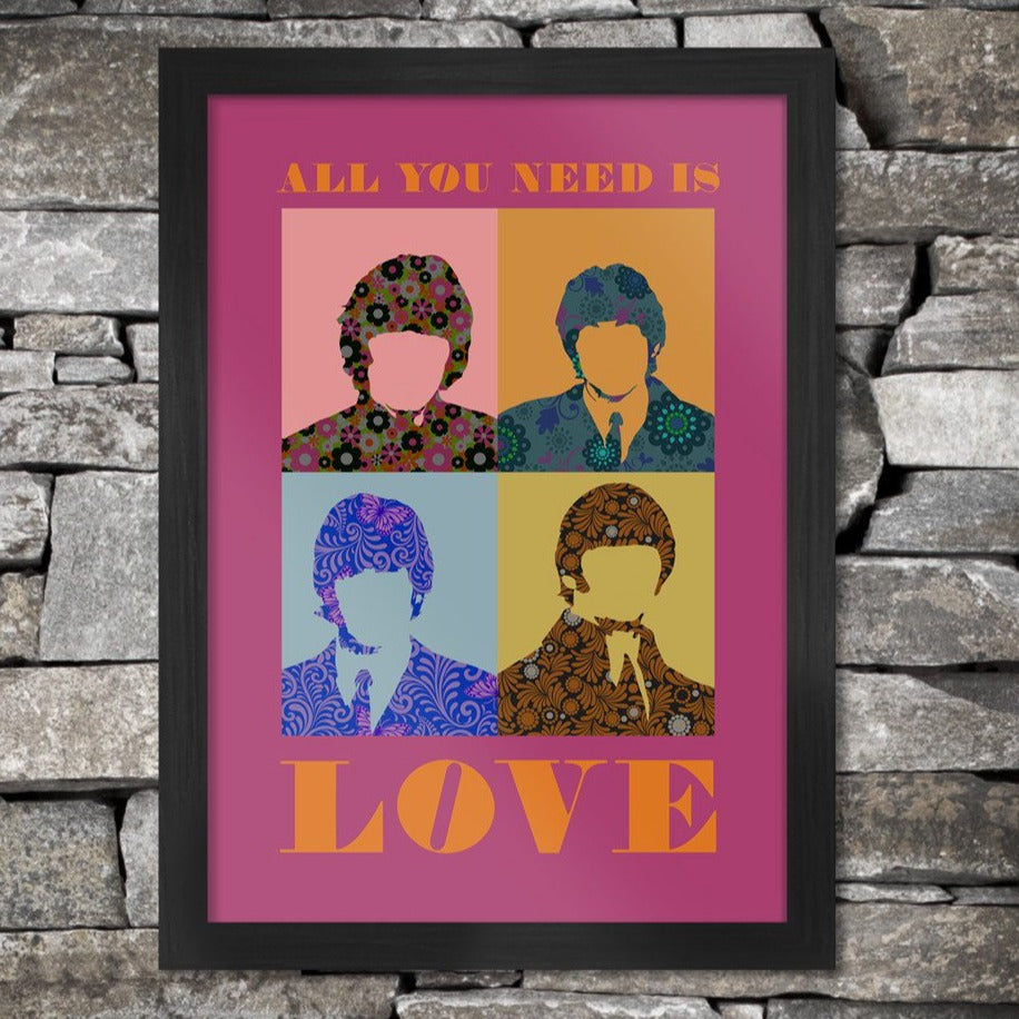 All You Need is Love - Music Poster Print