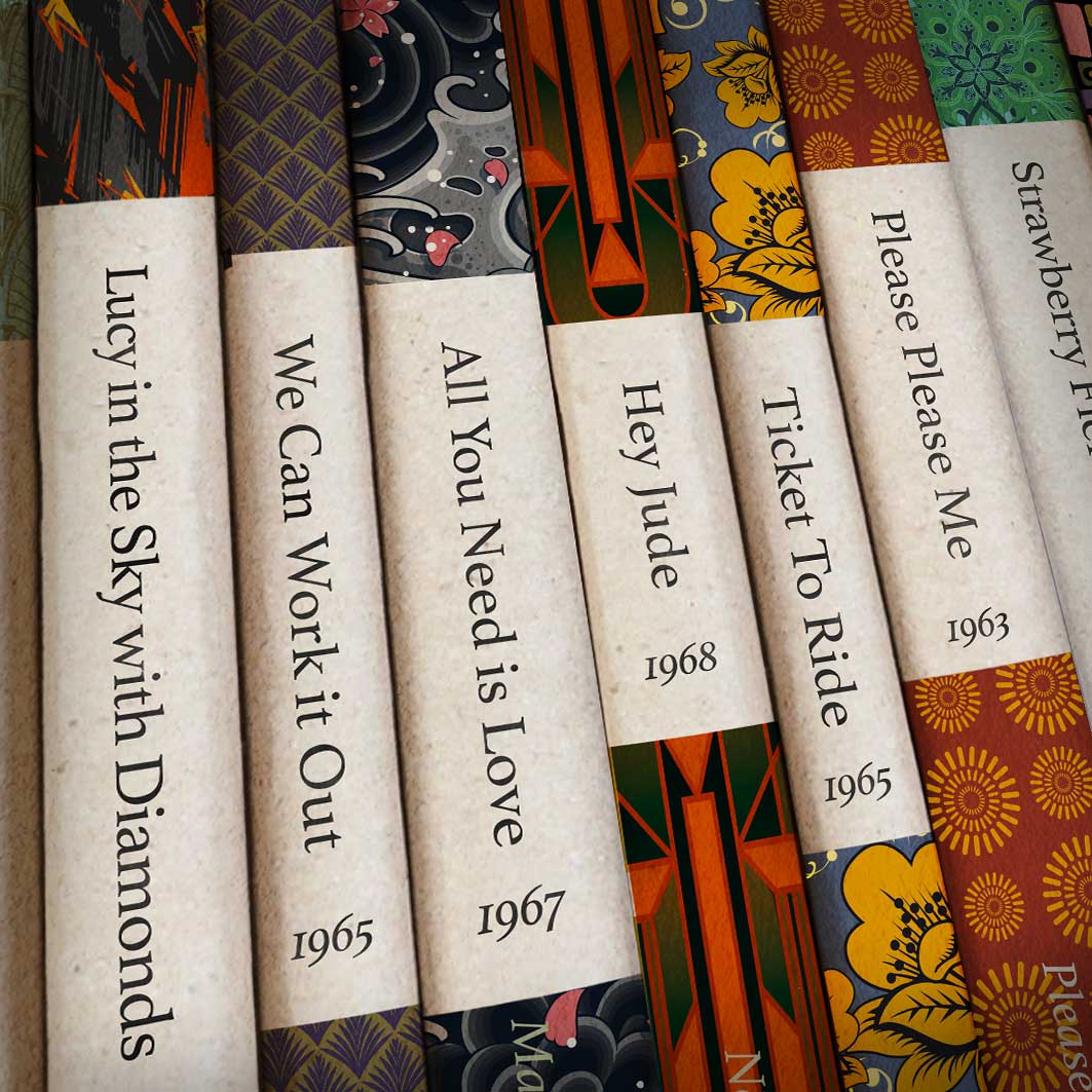 Beatles by the Book - A3 Framed Print