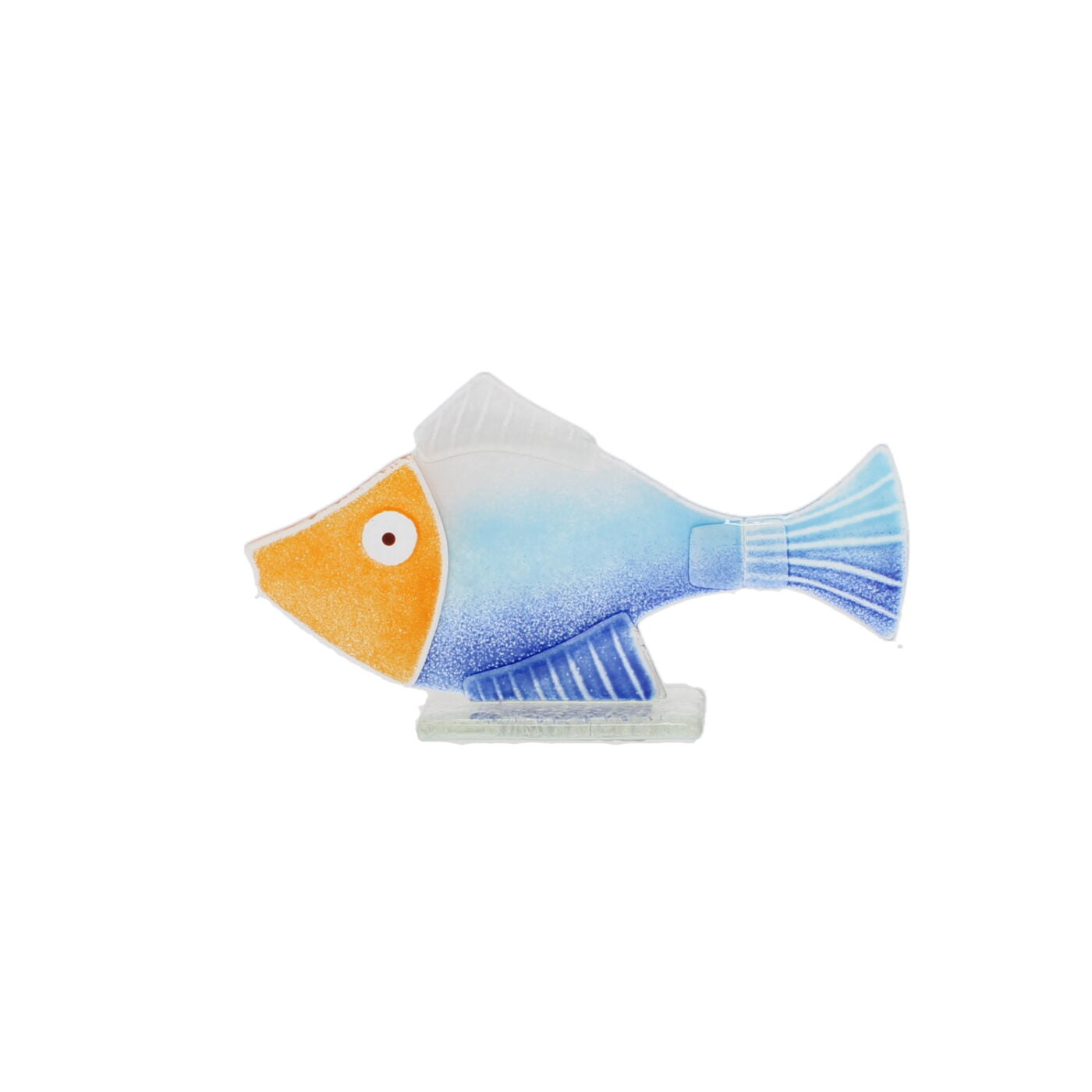 Fused Fish Glass Ornament - Bruce