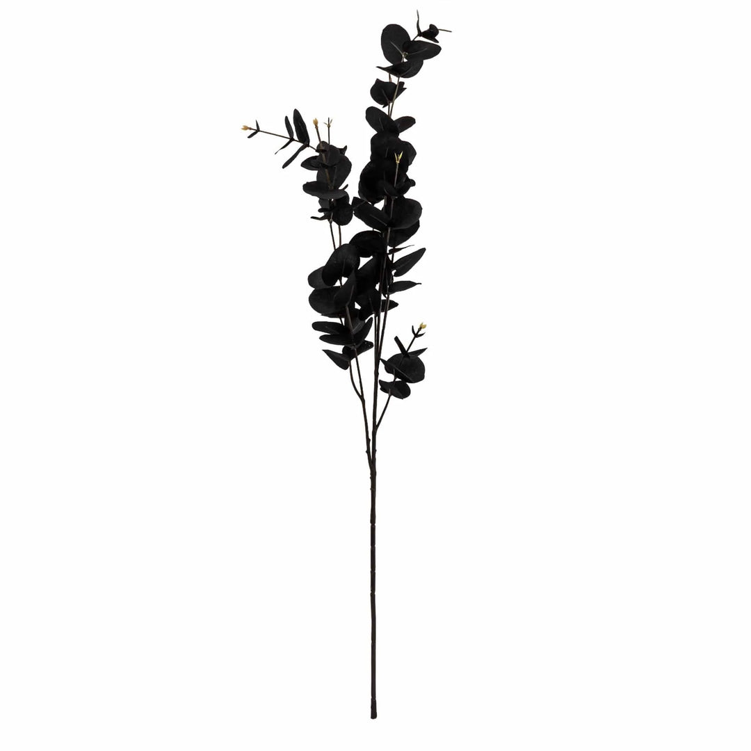 Eucalyptus Single Stem Faux Flower - Black