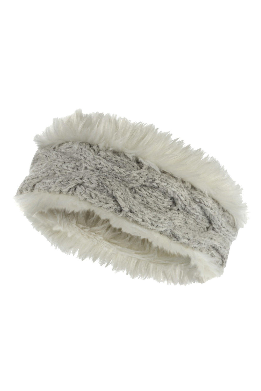 Chamonix Fur Headband - Oatmeal