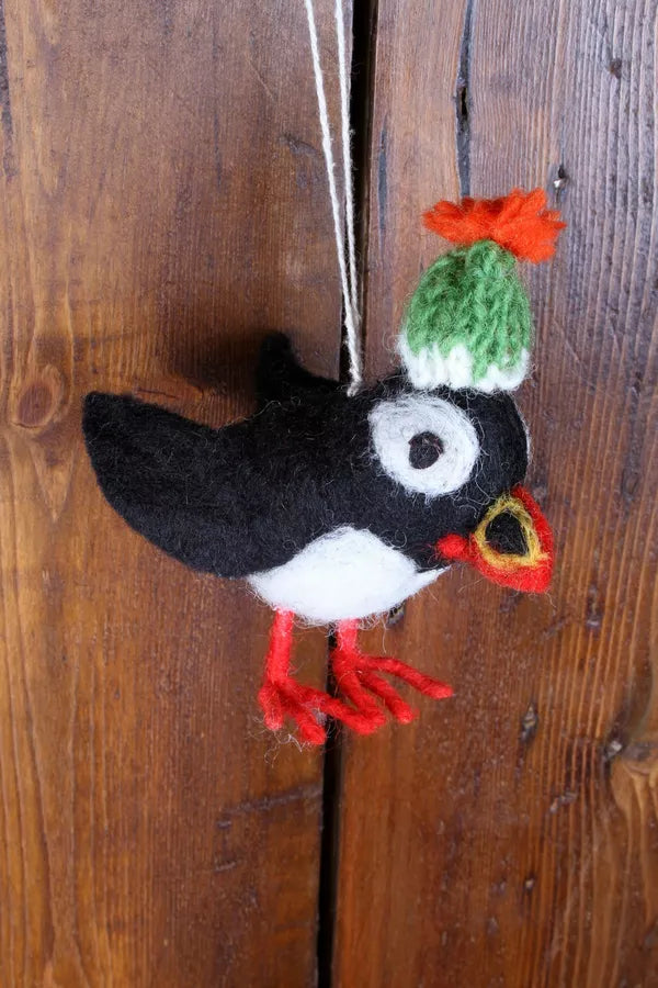 Paul The Puffin Hanging Decoration