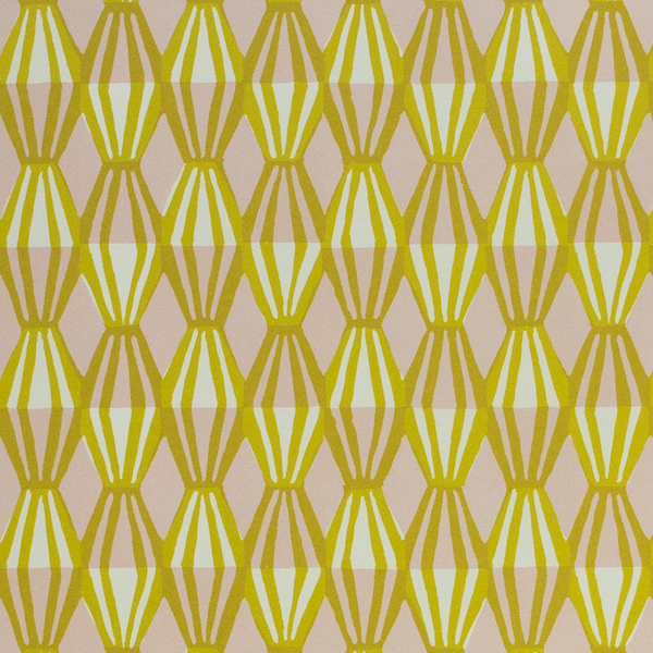 Threadwork Calamine and Acid Yellow Gift Wrap