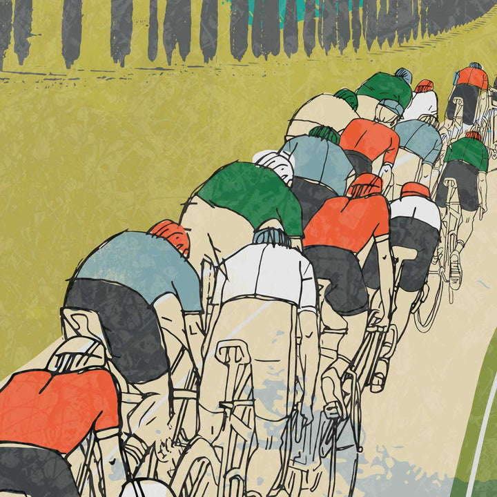 Following the Wheel - A3 Poster Print