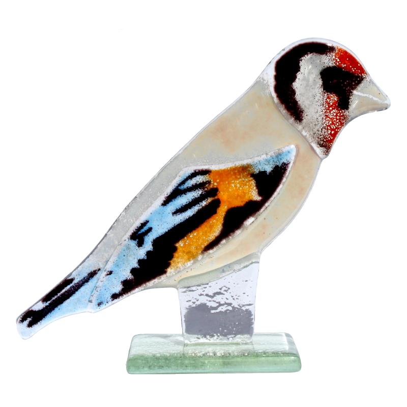 Goldfinch Glass Ornament