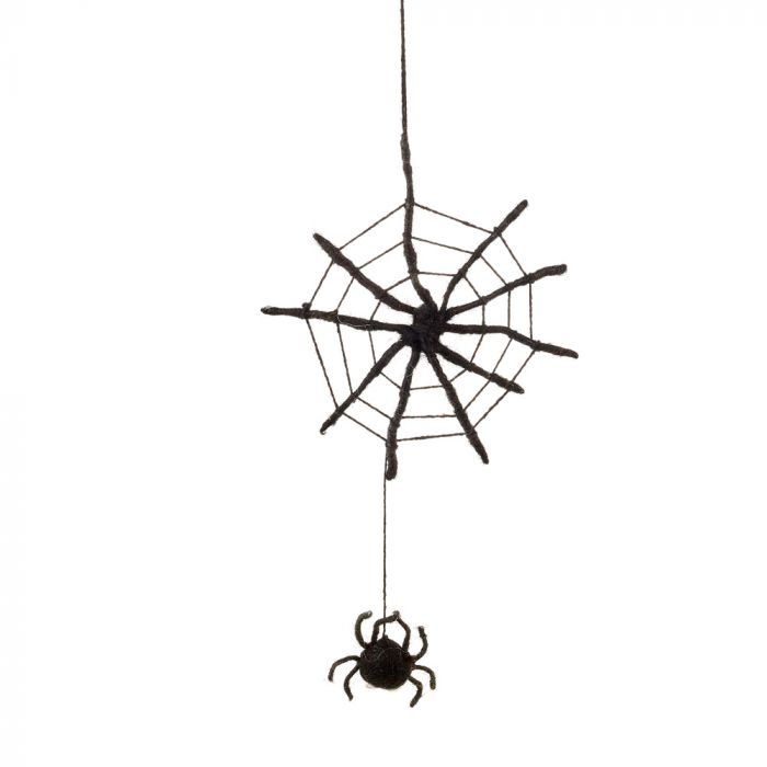 Spooky Spiderweb Felt Hanging decoration