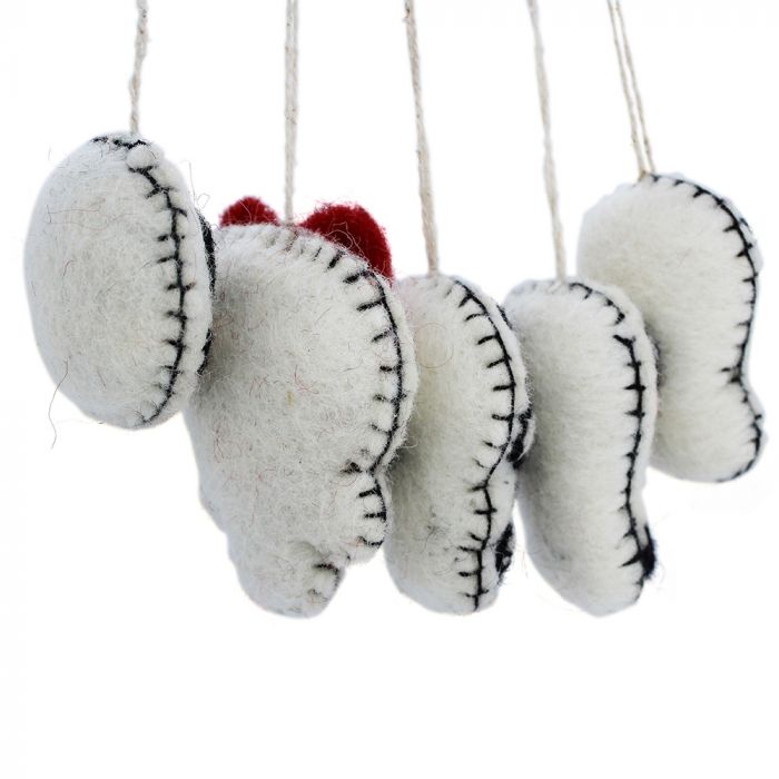 Skull Felt Hanging Decoration