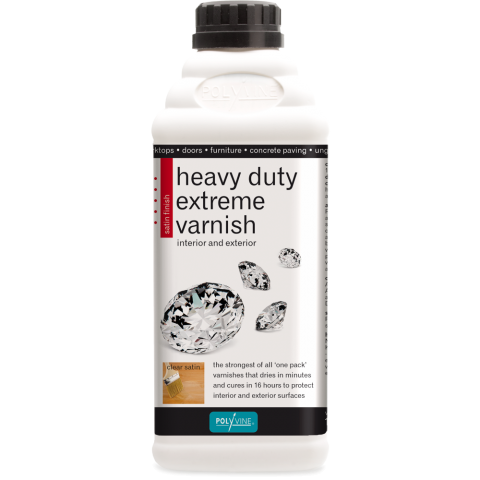 1L Clear Heavy Duty Extreme Varnish - Satin