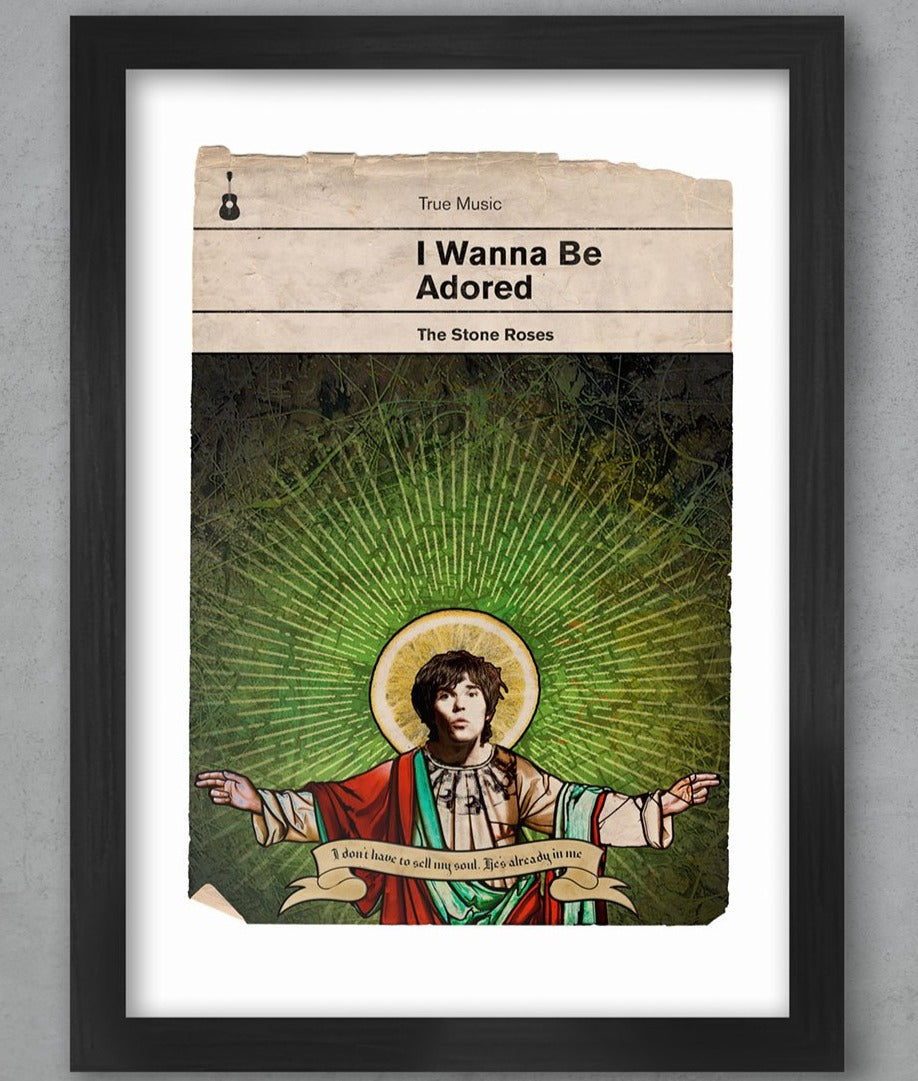 I Wanna Be Adored - Music Poster Print