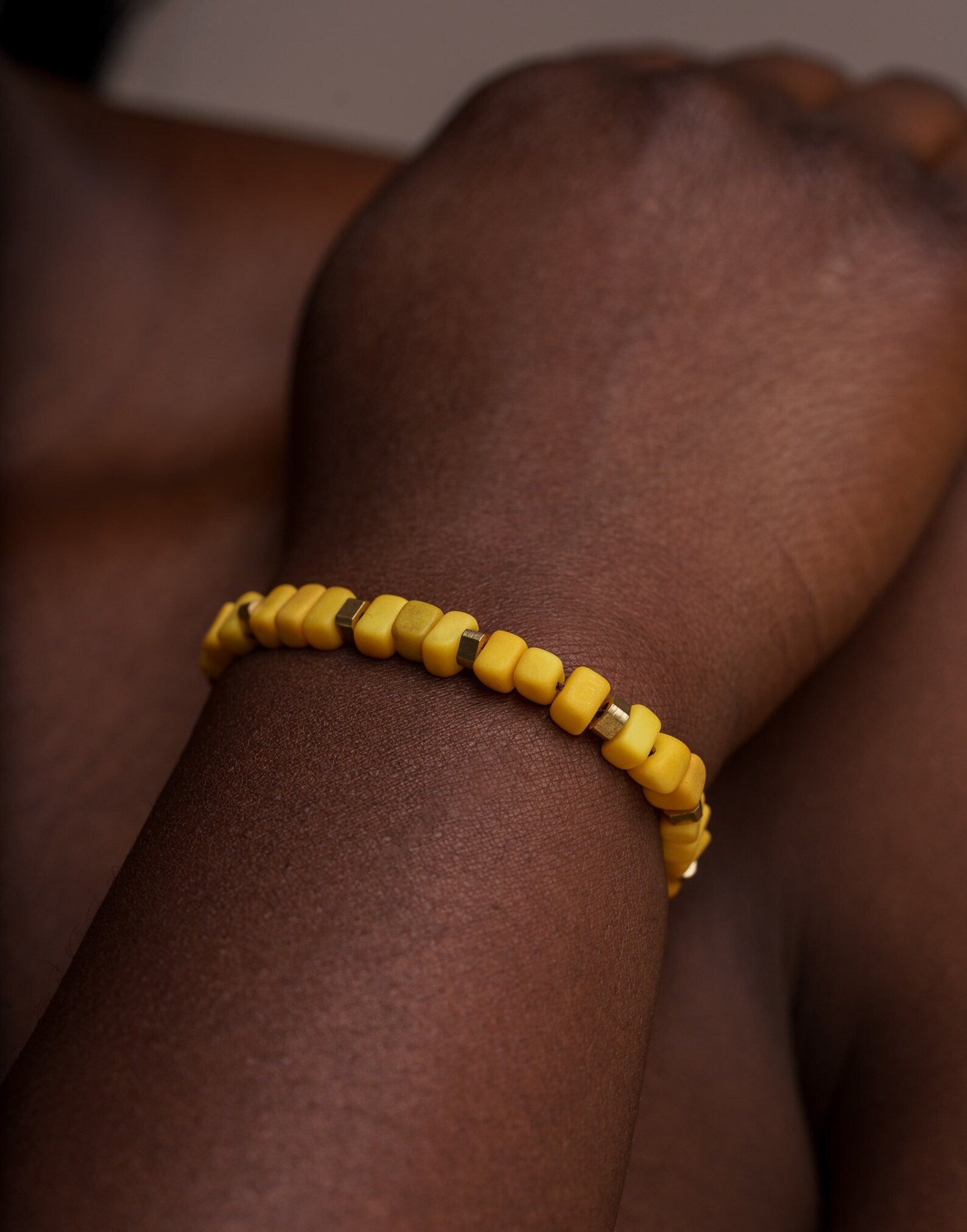 Friendship Tagua Bracelet - Yellow