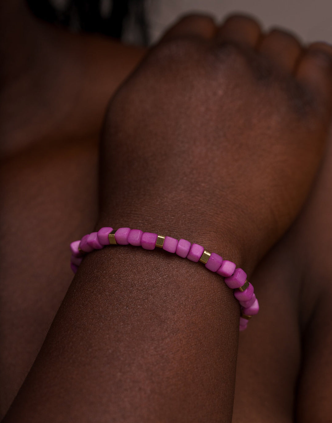 Friendship Tagua Bracelet - Pink