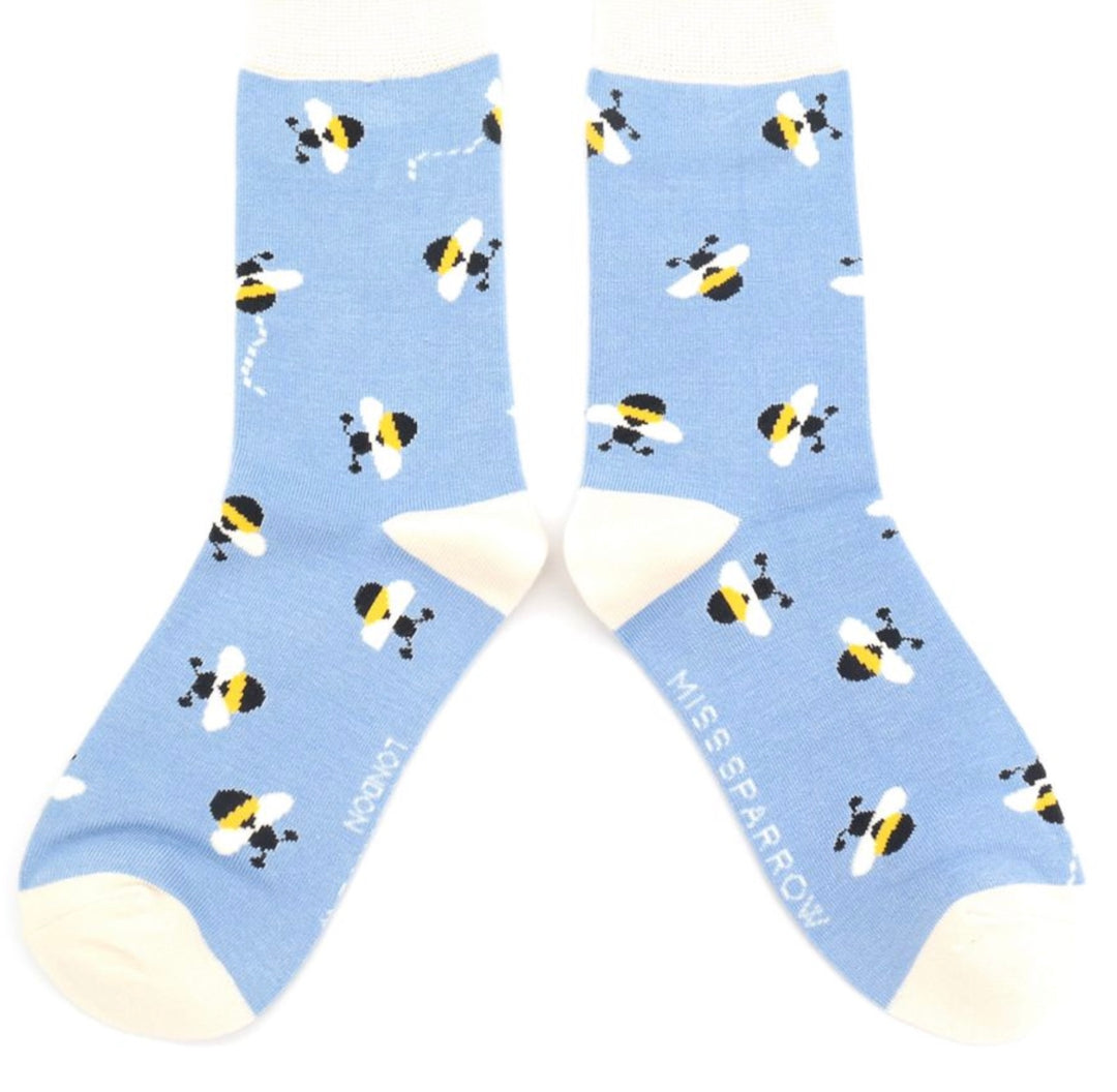 Ladies Bamboo Socks - Buzzy Bees