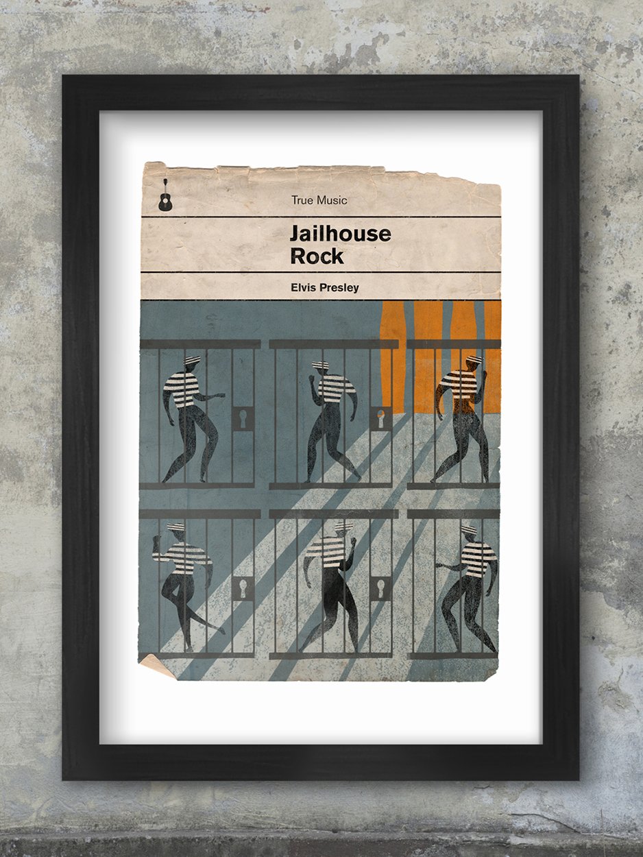 Jailhouse Rock - A3 Framed Print