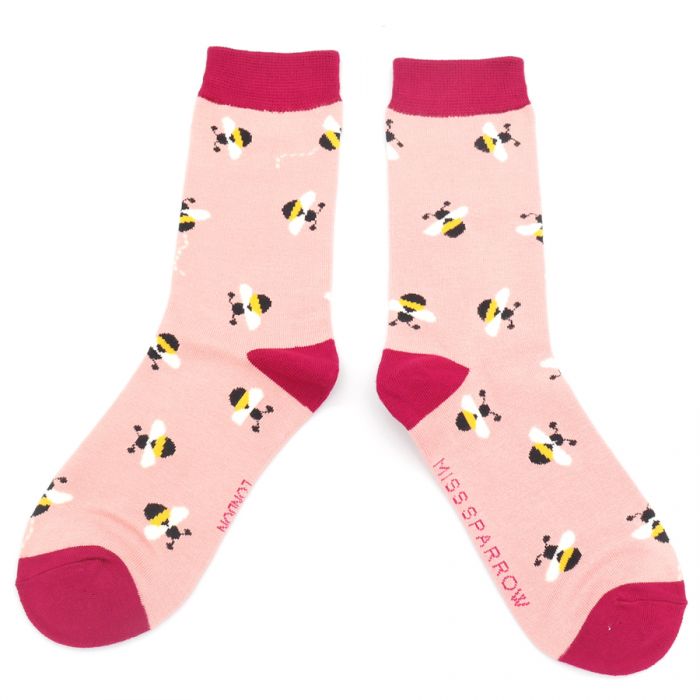 Ladies Bamboo Socks - Buzzy Bees