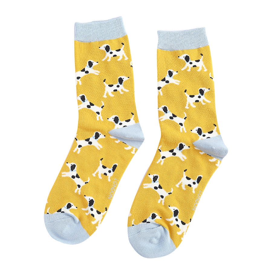 Ladies Bamboo Socks -  Little dalmatians