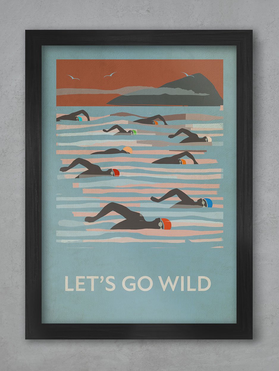 Let's Go Wild - A3 Poster Print