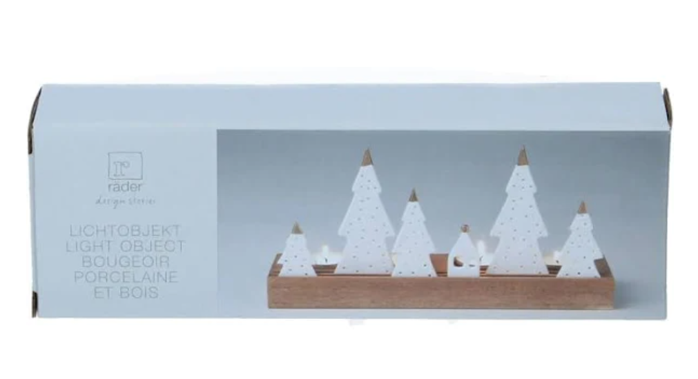 Decorative Fir Tree Tealight Display