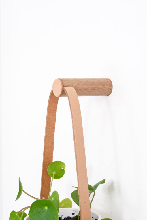 Peg Wall Planter - Light Tan