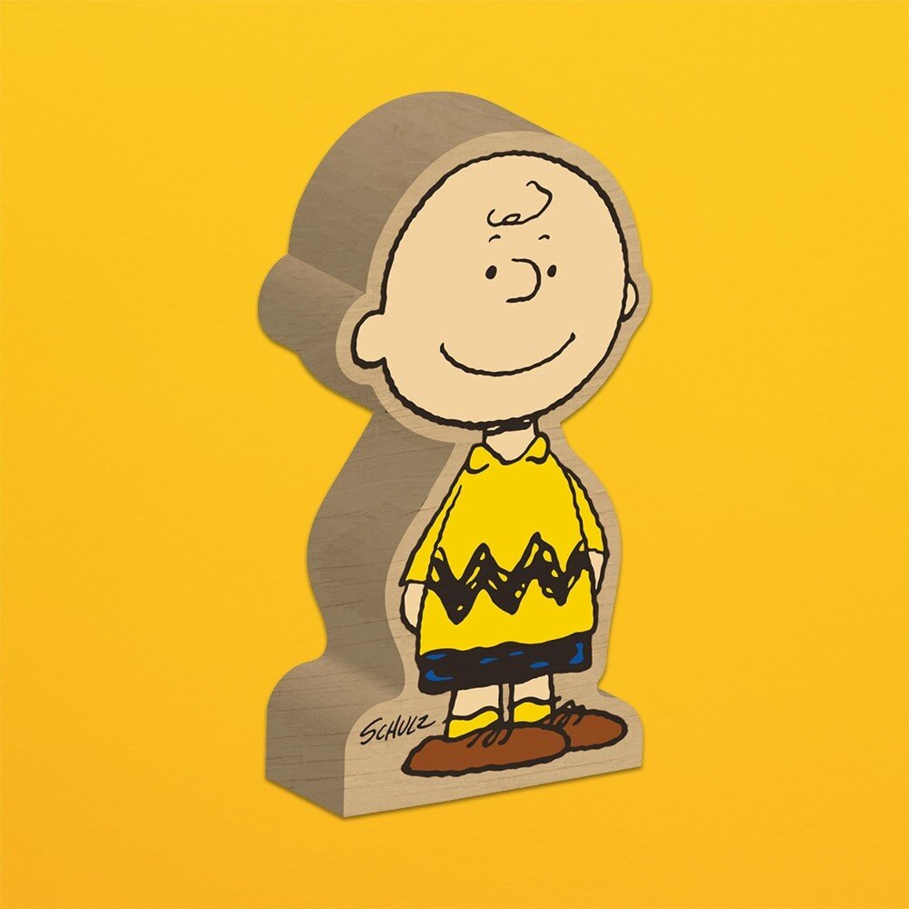 Snoopy Wood Block Figure