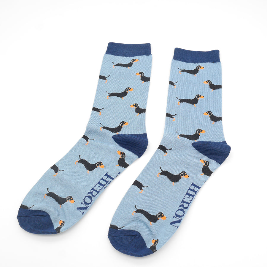 Mens Bamboo Socks - Little Sausage Dogs