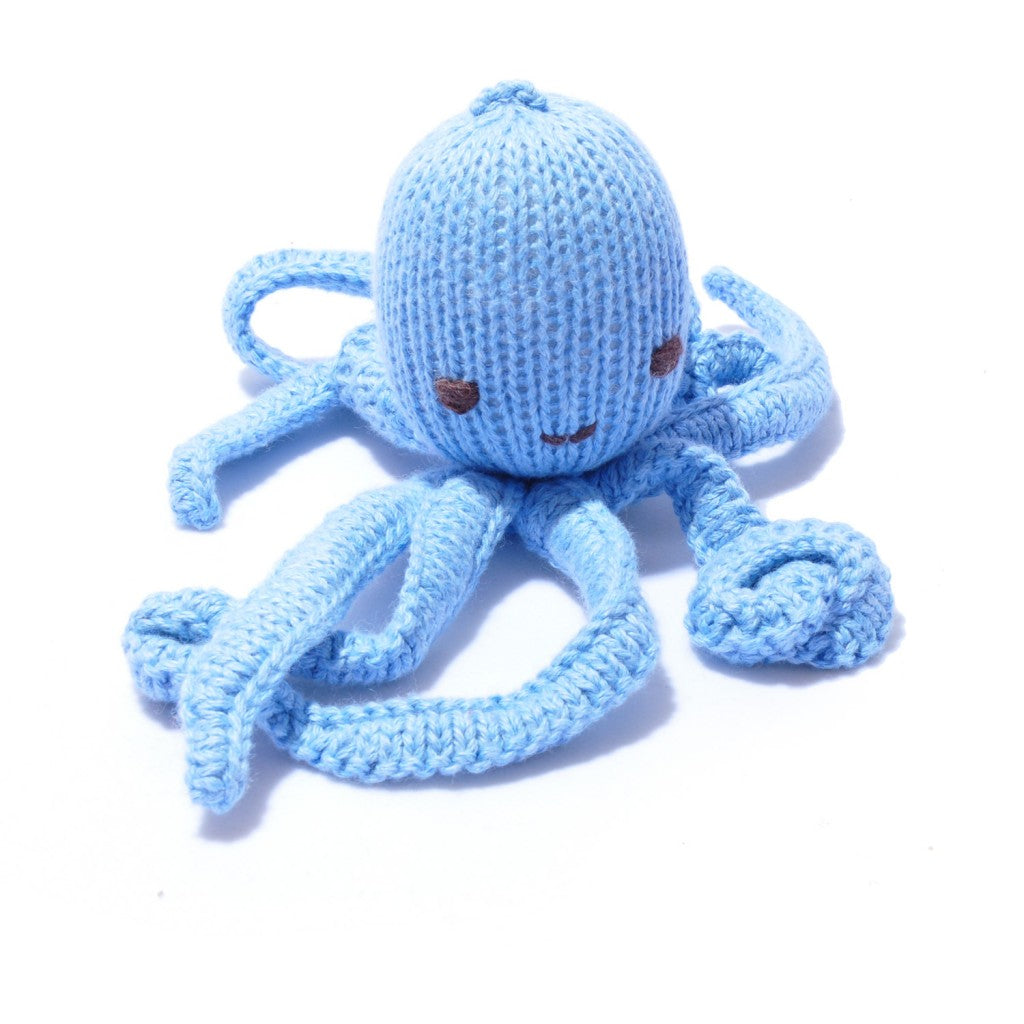 Octopus Soft Toy in Blue